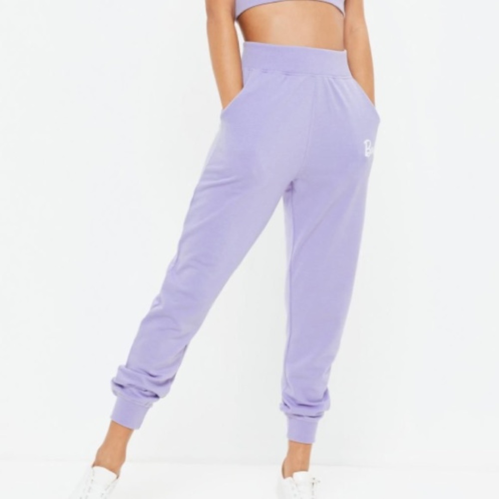 Barbie x Missguided Lilac Jogger - Picture 1 of 1